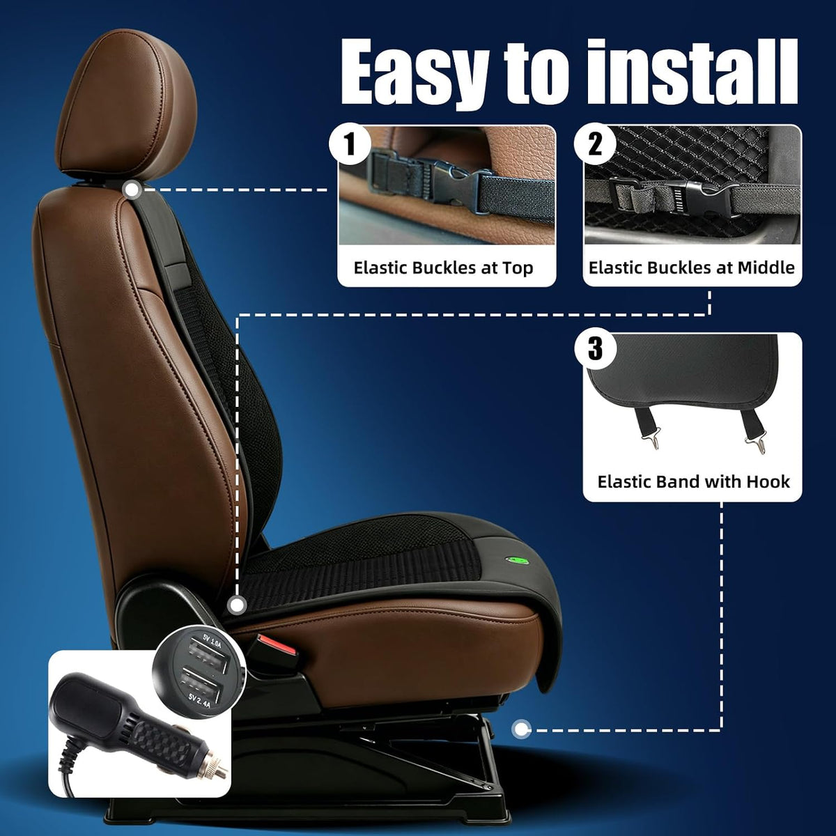 Ice Silk Cooling Seat Cover