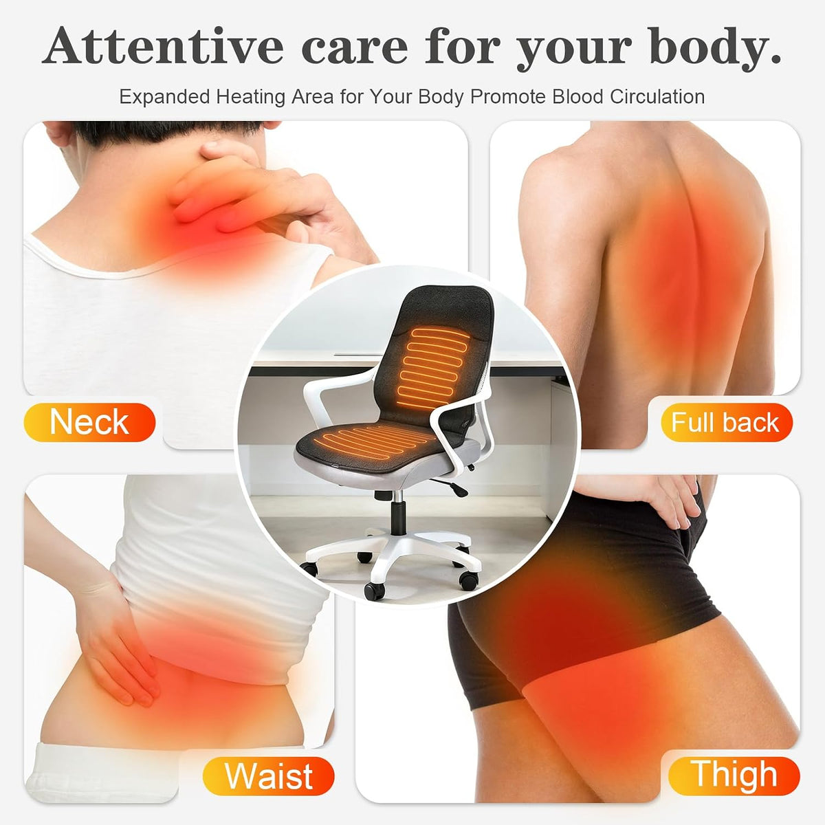 Heated Office Seat Cushion