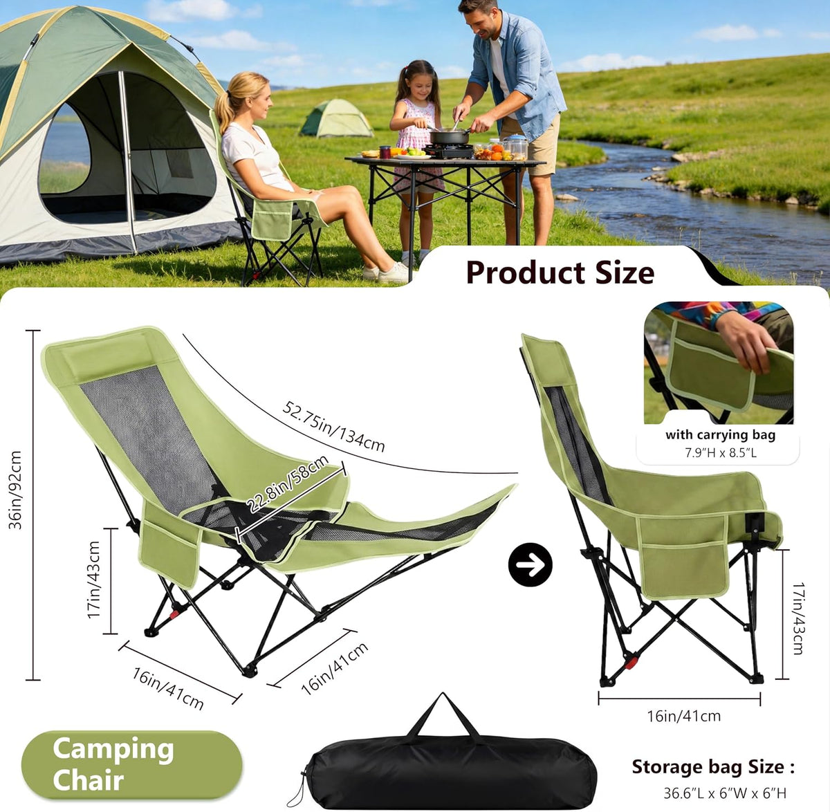 Reclining Camping Chair